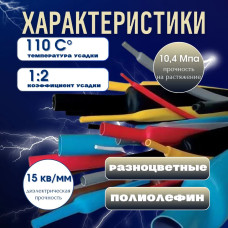 Термоусадка для проводов 164 шт. Термоусадочная трубка